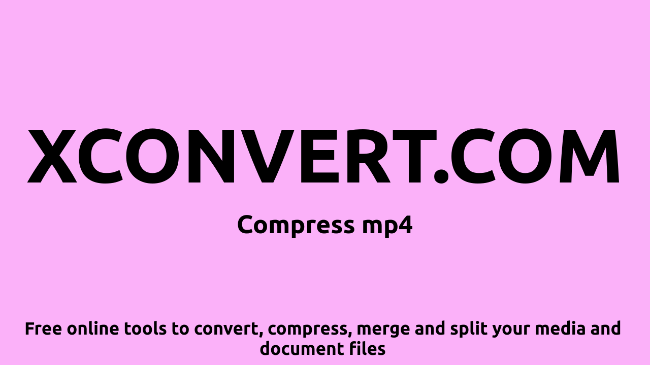 Compress MP4 Online | Reduce MP4 File Size Free